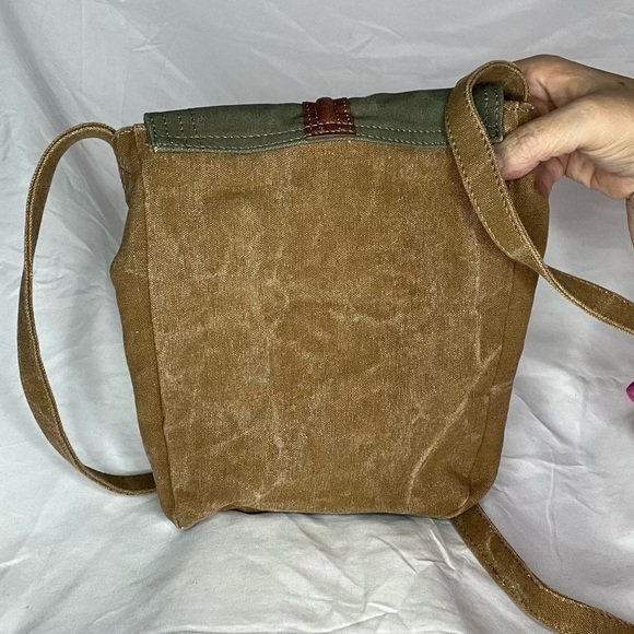 Mona B Oakley Bag, Natural Crossbody, Sz 10”x8”x3”, Sturdy Canvas Bag, NWOT, T5 - Picture 7 of 10